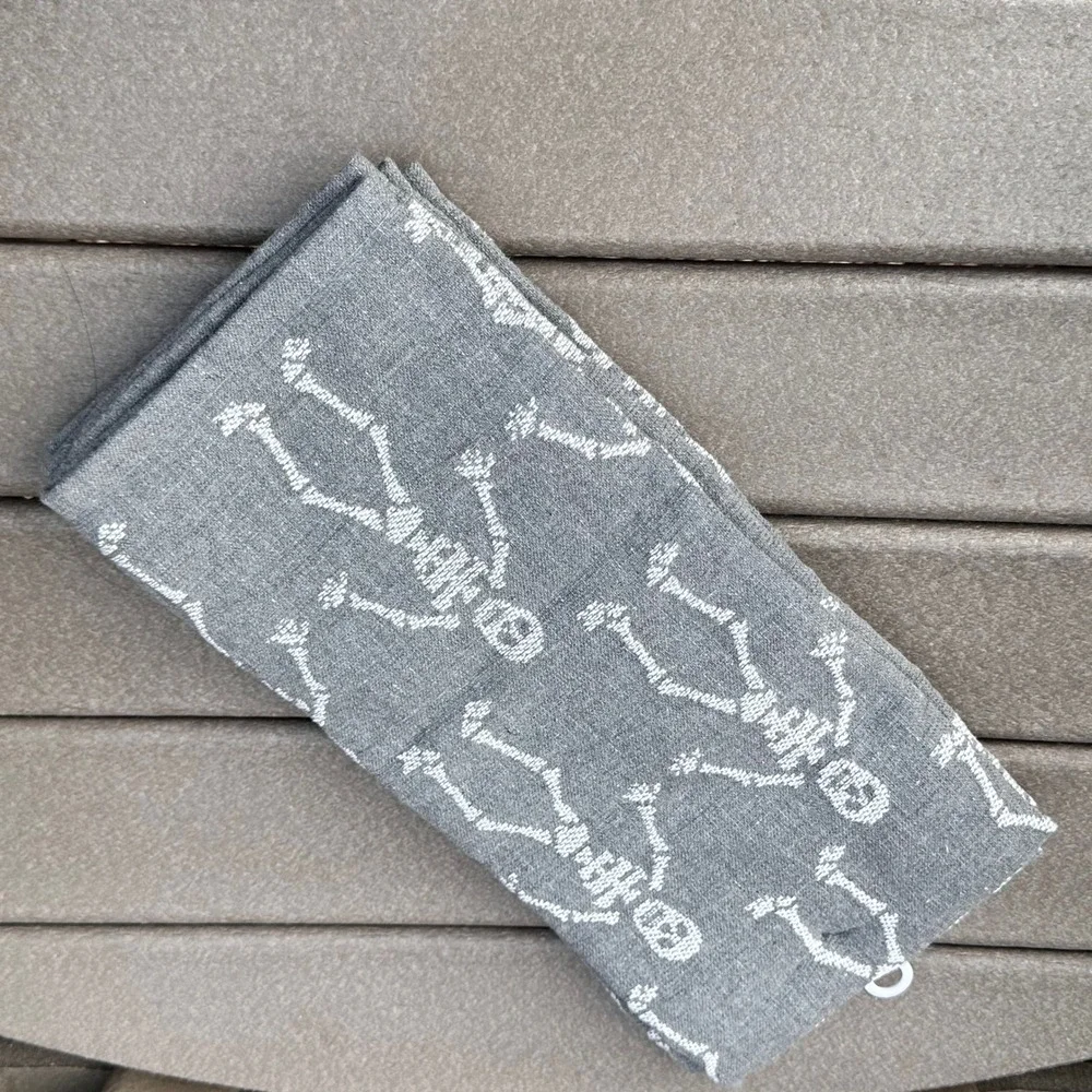 Cupcakes and Cashmere Grey Skeleton Kitchen Towel 2 Pack Halloween Towels New